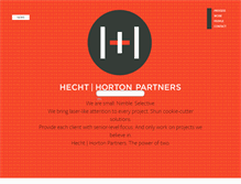 Tablet Screenshot of hechthorton.com
